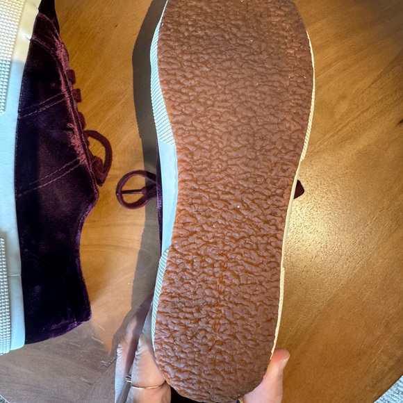 Like New Superga Classic 2750 Velvet Sneakers in Bordeaux/Wine, size 10/41.5 - Picture 10 of 13